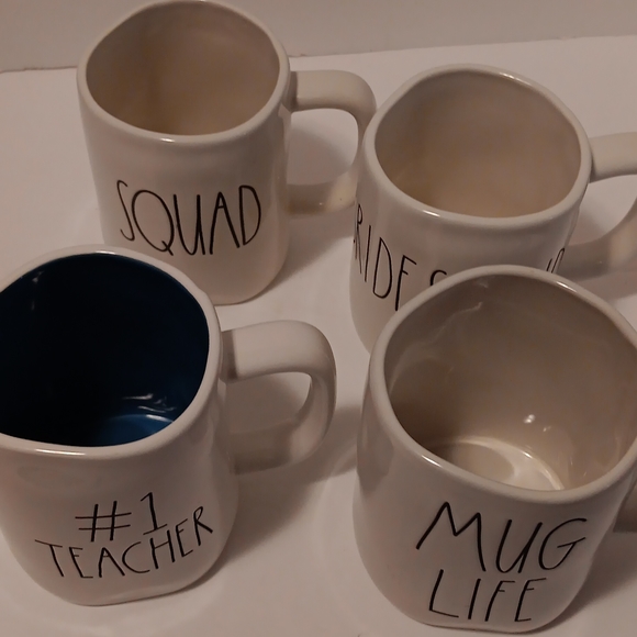 4 Rae Dunn Mugs - Picture 6 of 11